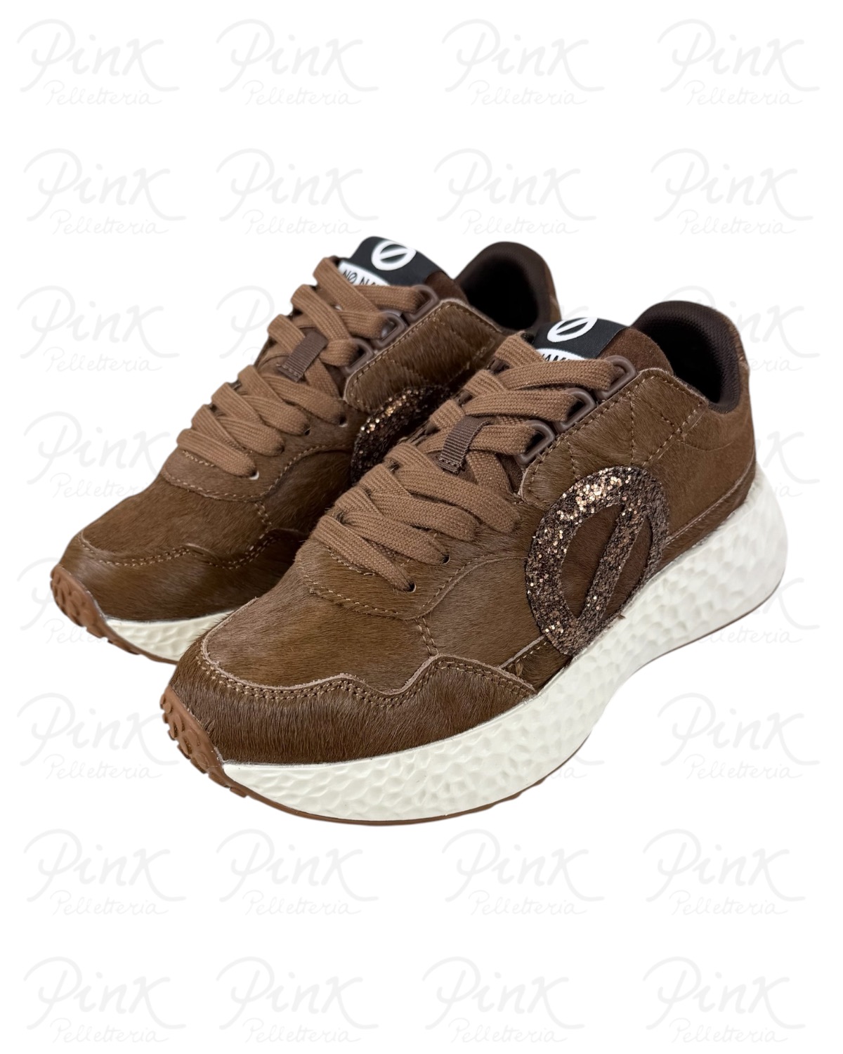 NO NAME Carter Jogger Woman Sneaker NNVE1G0408-SB Choco/Bronze - immagine 3