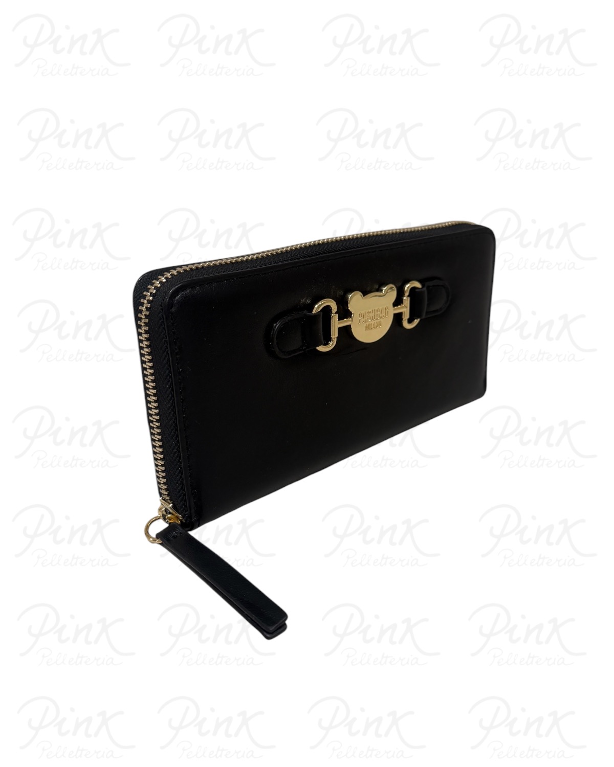 PASHBAG Golden Wallet Brigitte Calf 20326-GOL-W6A-P Black - immagine 3