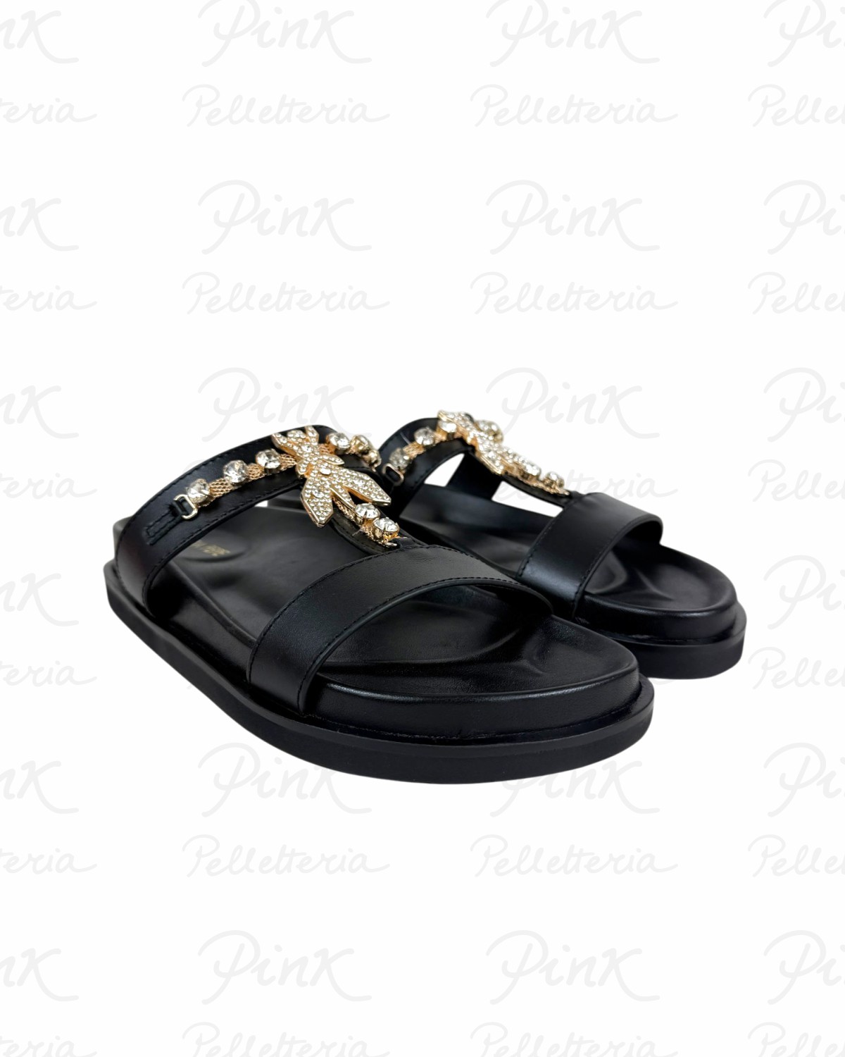 PATRIZIA PEPE Flybirklux Sandalo Fly PJ409.31 Nero
