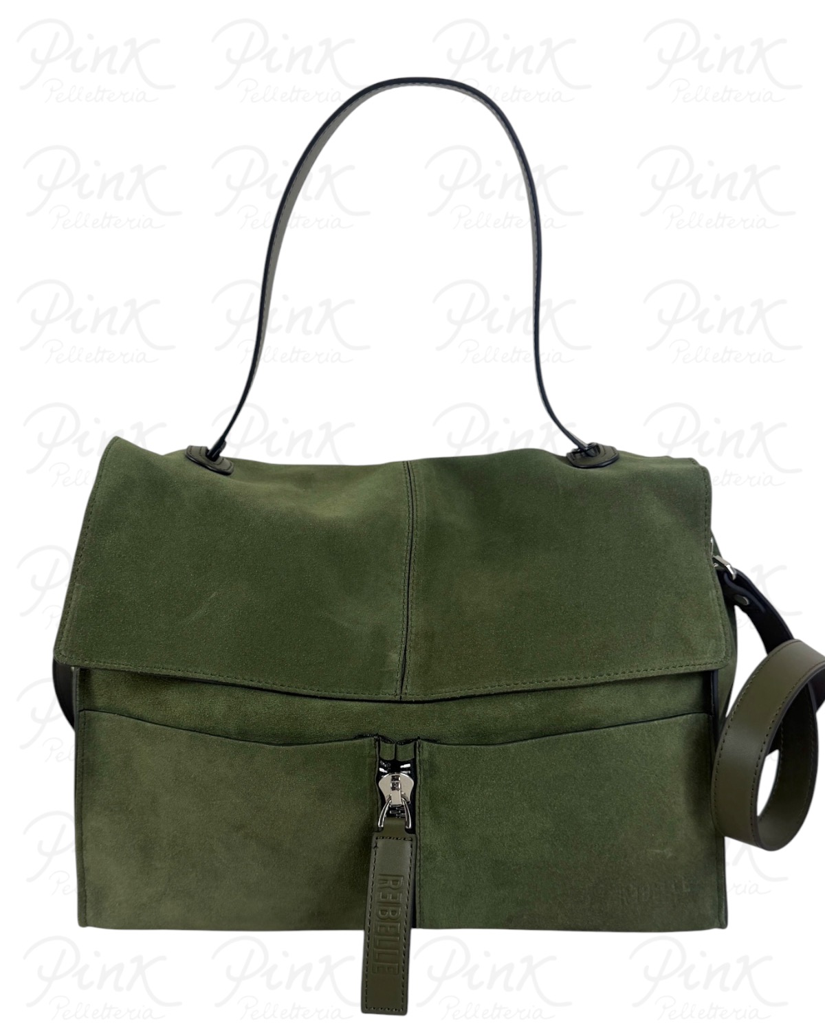 REBELLE Clio Satchel Camoscio REB0399-P0004-0187 Lizard