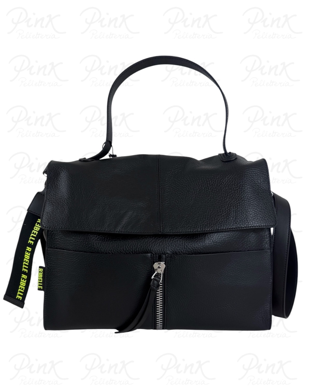 REBELLE Clio Satchel L. Dollaro REB0001-P0001-0001 Black