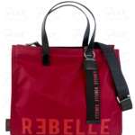 REBELLE Electra Nylon Tote c/Tracolla REB0082-T0001-0141 Oxblood