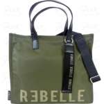 REBELLE Electra Nylon Tote c/Tracolla REB0082-T0001-0187 Lizard