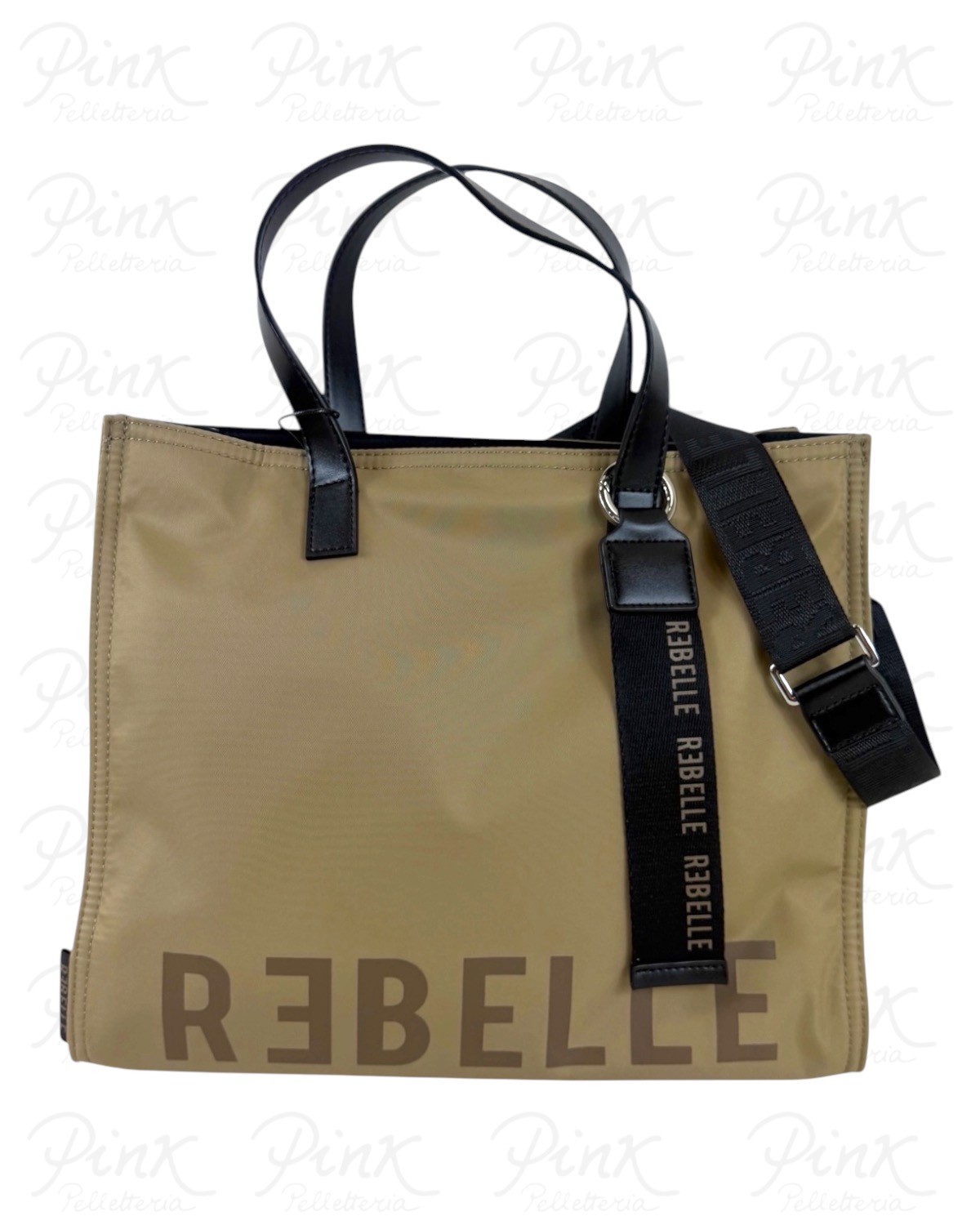 REBELLE Electra Nylon Tote c/Tracolla REB0082-T0001-0192 Creta