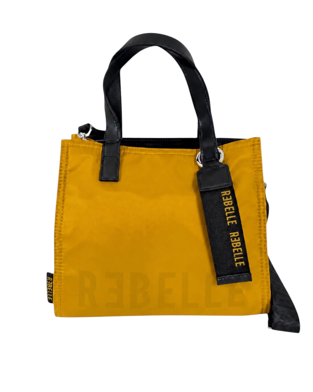 REBELLE Poppy Nylon Tote c/Tracolla REB0083-T0001-0028 Mustard