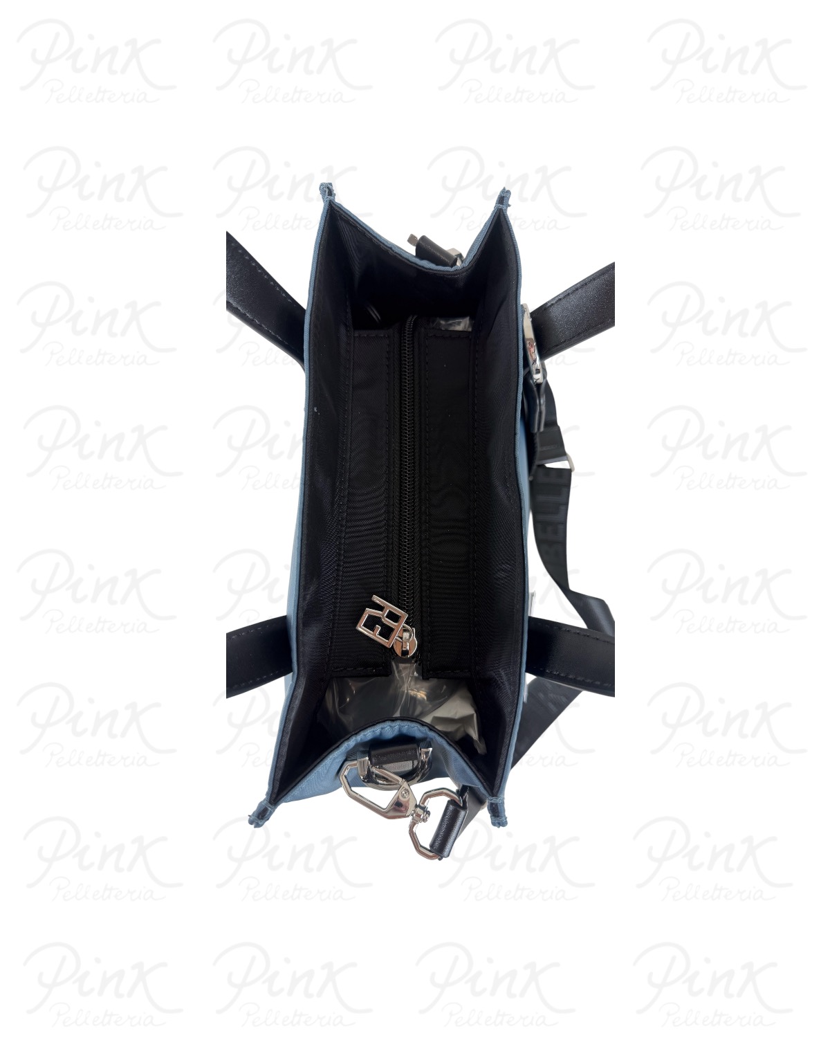REBELLE Poppy Nylon Tote c/Tracolla REB0083-T0001-0123 Shark - immagine 3