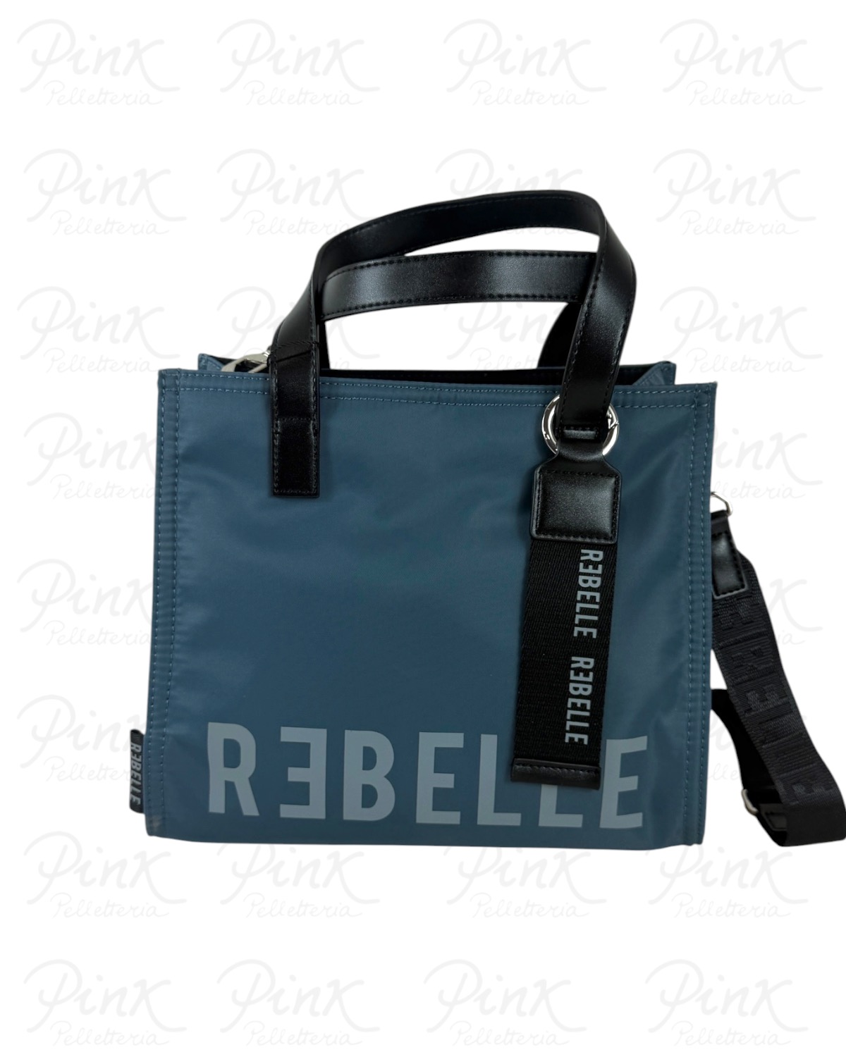 REBELLE Poppy Nylon Tote c/Tracolla REB0083-T0001-0123 Shark