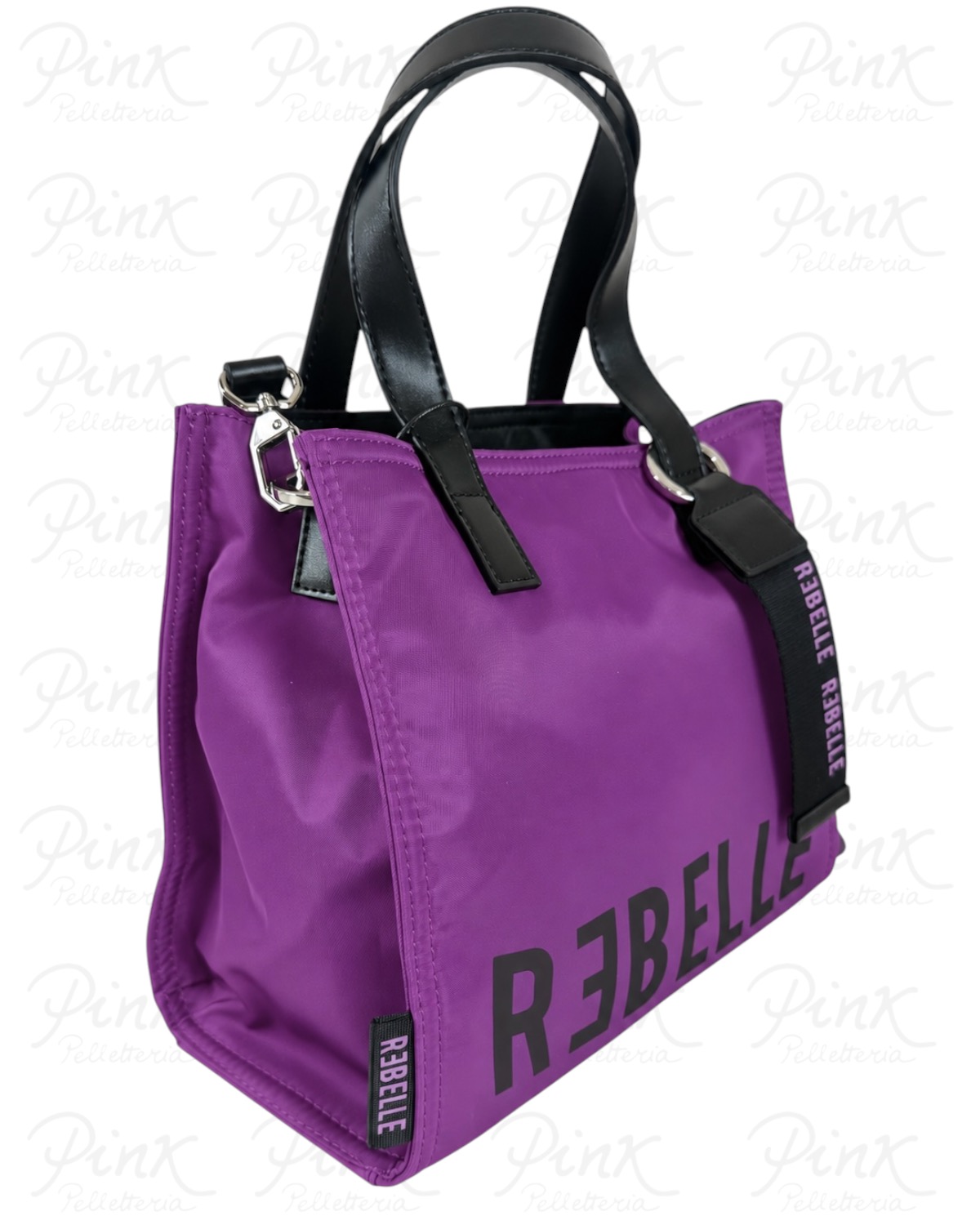 REBELLE Poppy Nylon Tote c/Tracolla REB0083-T0001-0188 Vivid - immagine 2