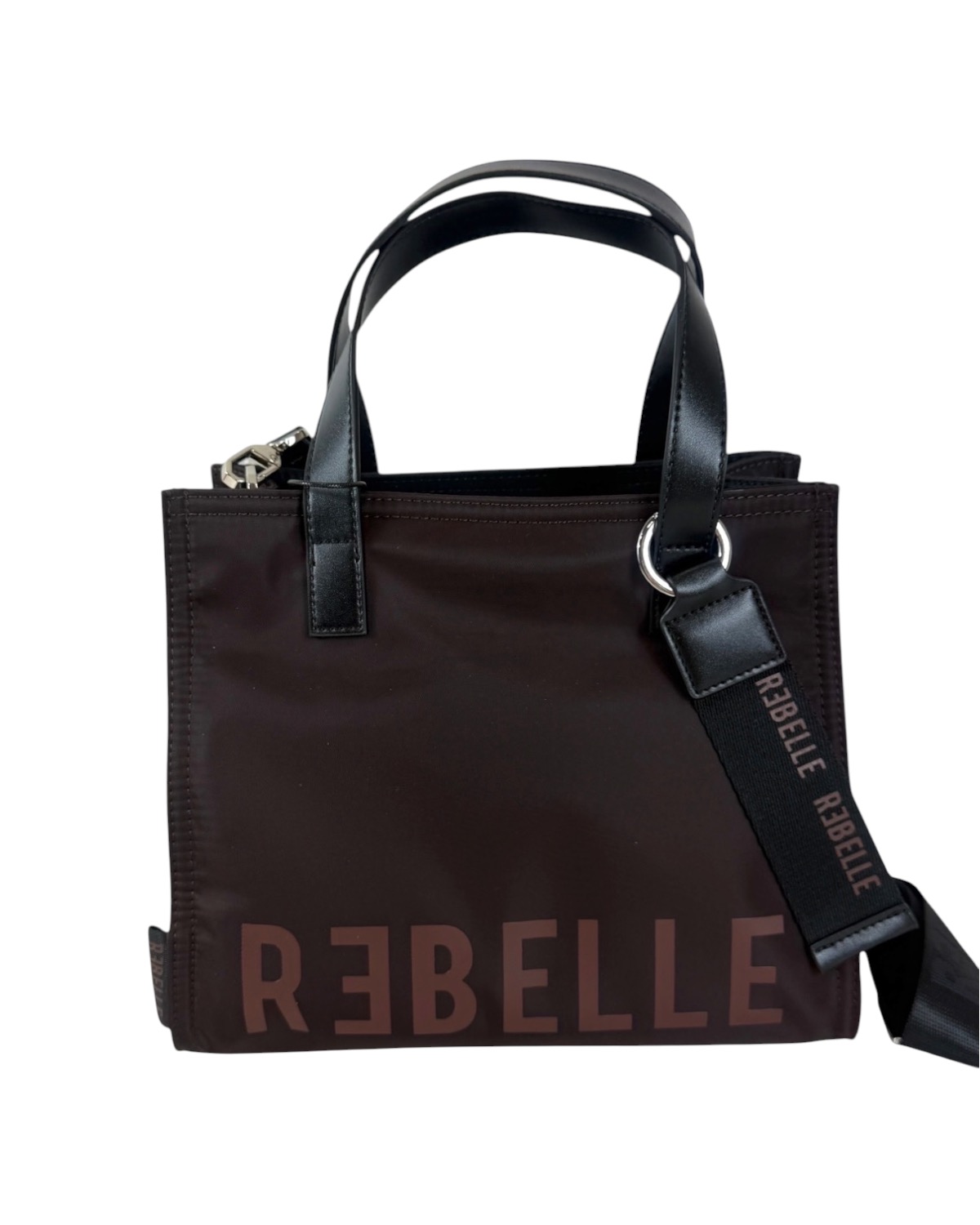 REBELLE Poppy Nylon Tote c/Tracolla REB0083-T0001-0189 Wenge'