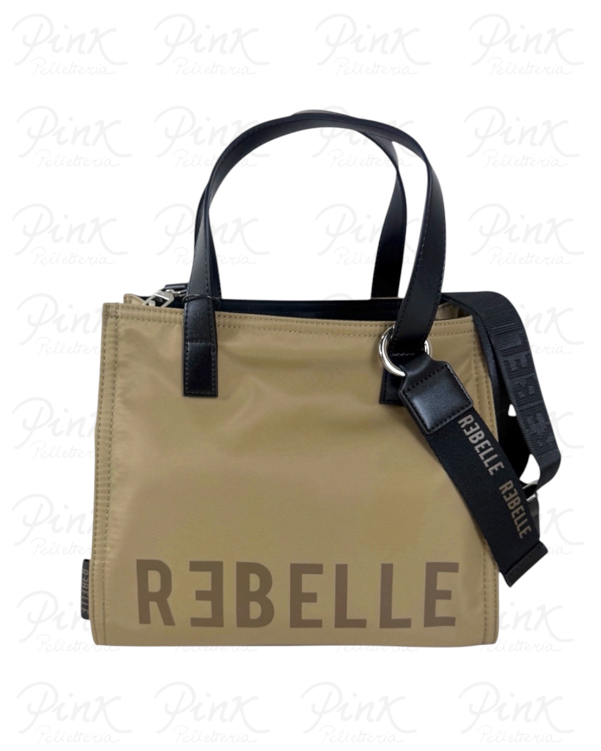 REBELLE Poppy Nylon Tote c/Tracolla REB0083-T0001-0192 Creta
