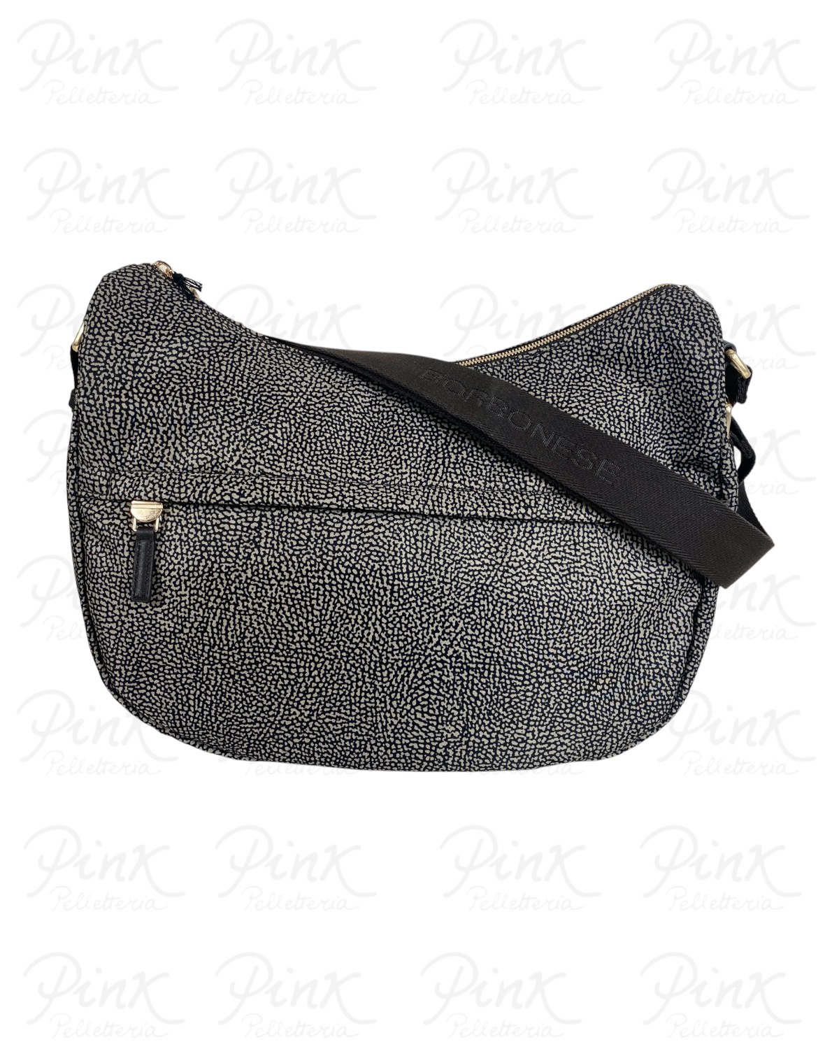 BORBONESE B-Club Borsa Luna Medium 91010341X95 M32 Catrame