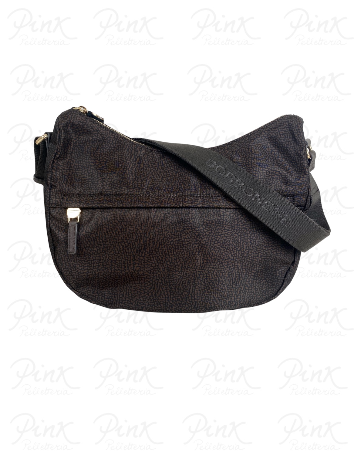 BORBONESE B-Club Borsa Luna Middle 91010340X95 219 Cioccolato