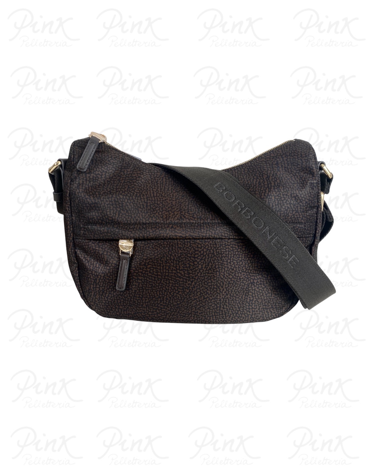 BORBONESE B-Club Borsa Luna Small 91010339X95 219 Cioccolato
