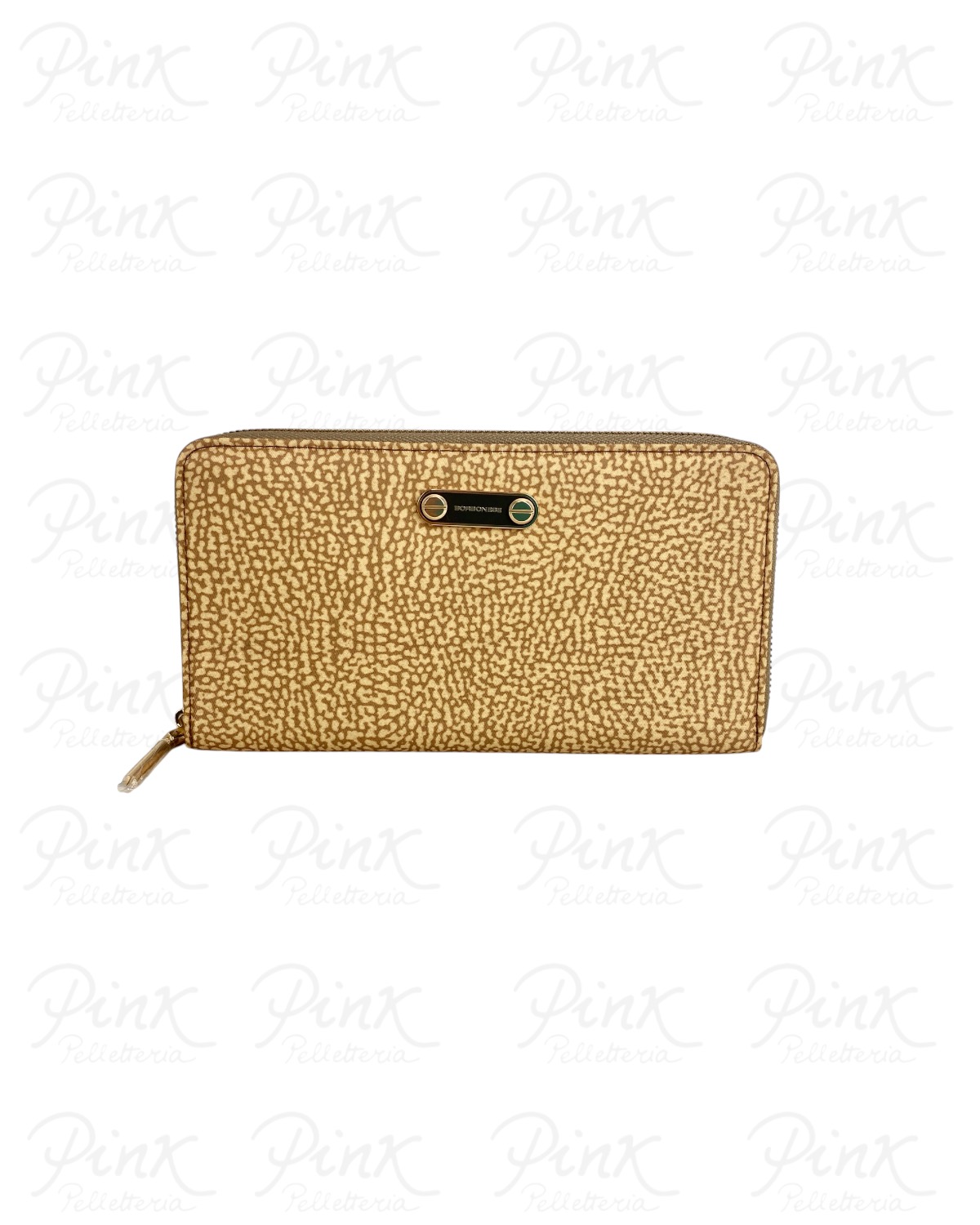 BORBONESE B-Club P.Foglio Large Zip Around 91020080X95 I56 Curry
