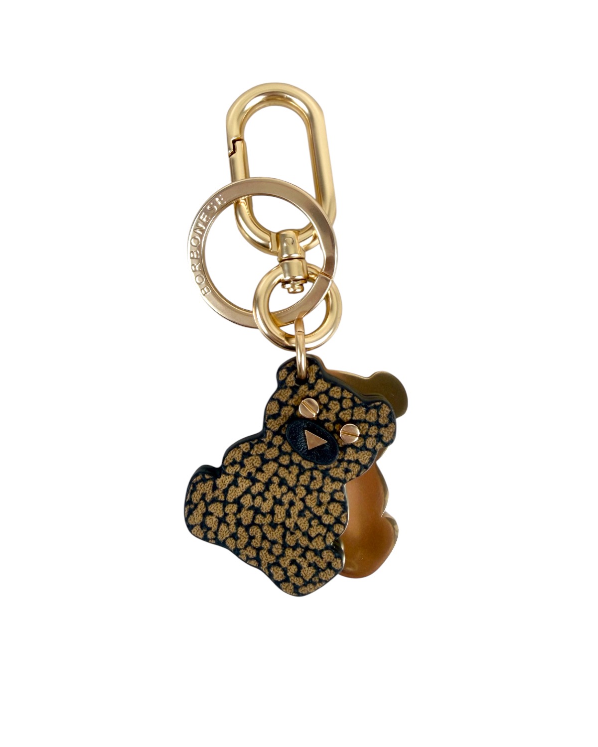 BORBONESE Les Amis Portachiavi Orso 91070022203 306 Op Naturale - immagine 2