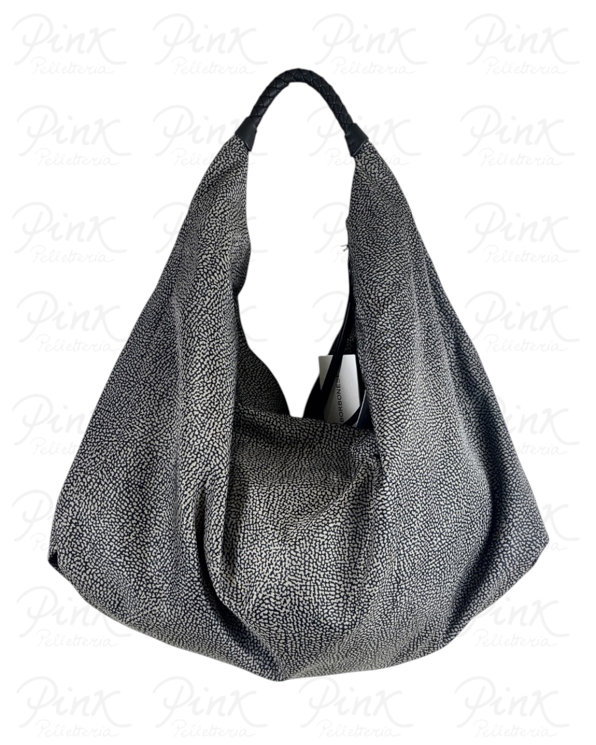 BORBONESE Plie Borsa Hobo M. 910102060195 M32 Catrame