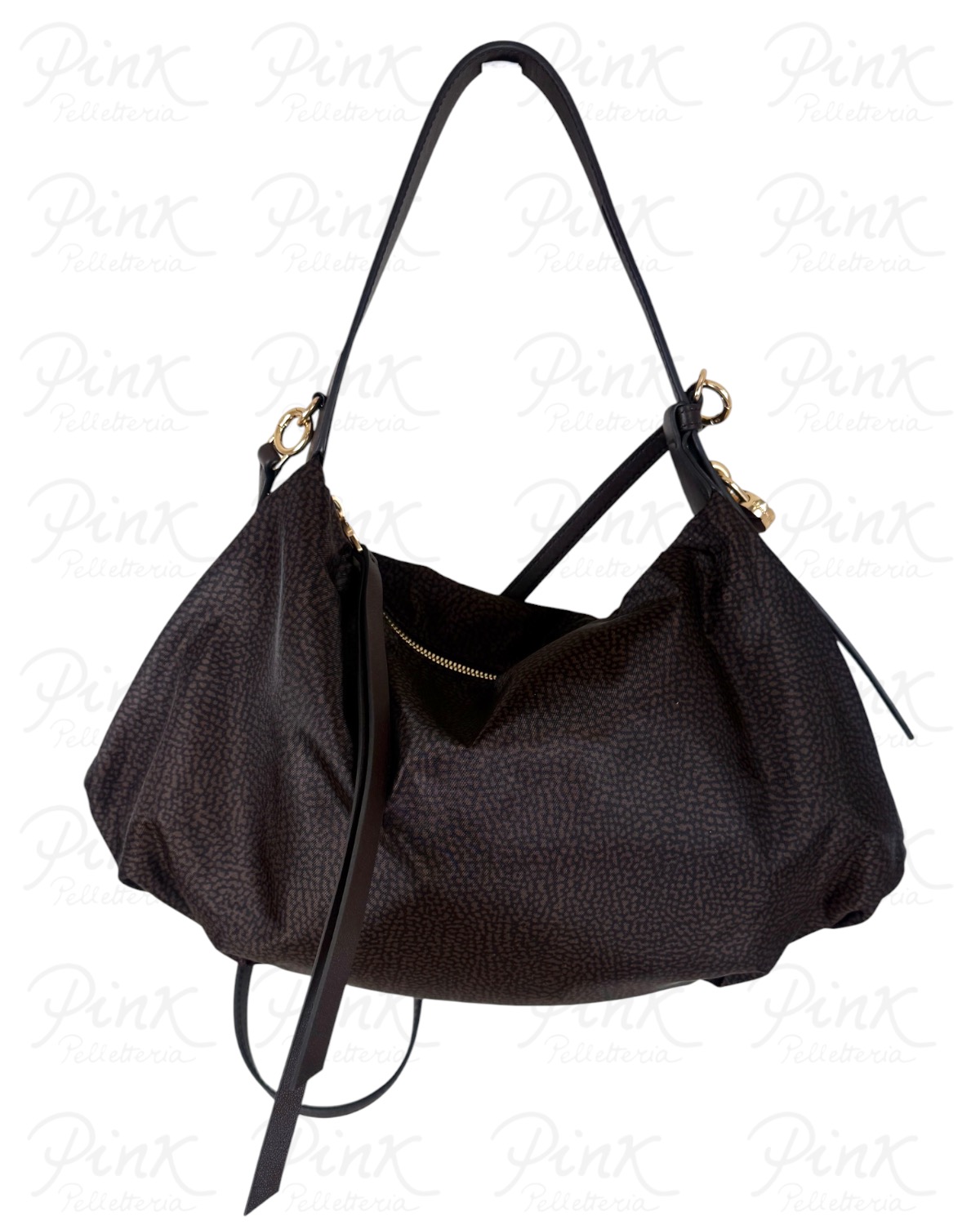 BORBONESE Prive Borsa Hobo S. C/T 91010364AH1 219 Cioccolato
