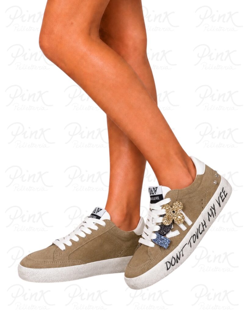 EMANUELLE VEE Olivia Sneaker Charms 462P-104-30-P011 Beige