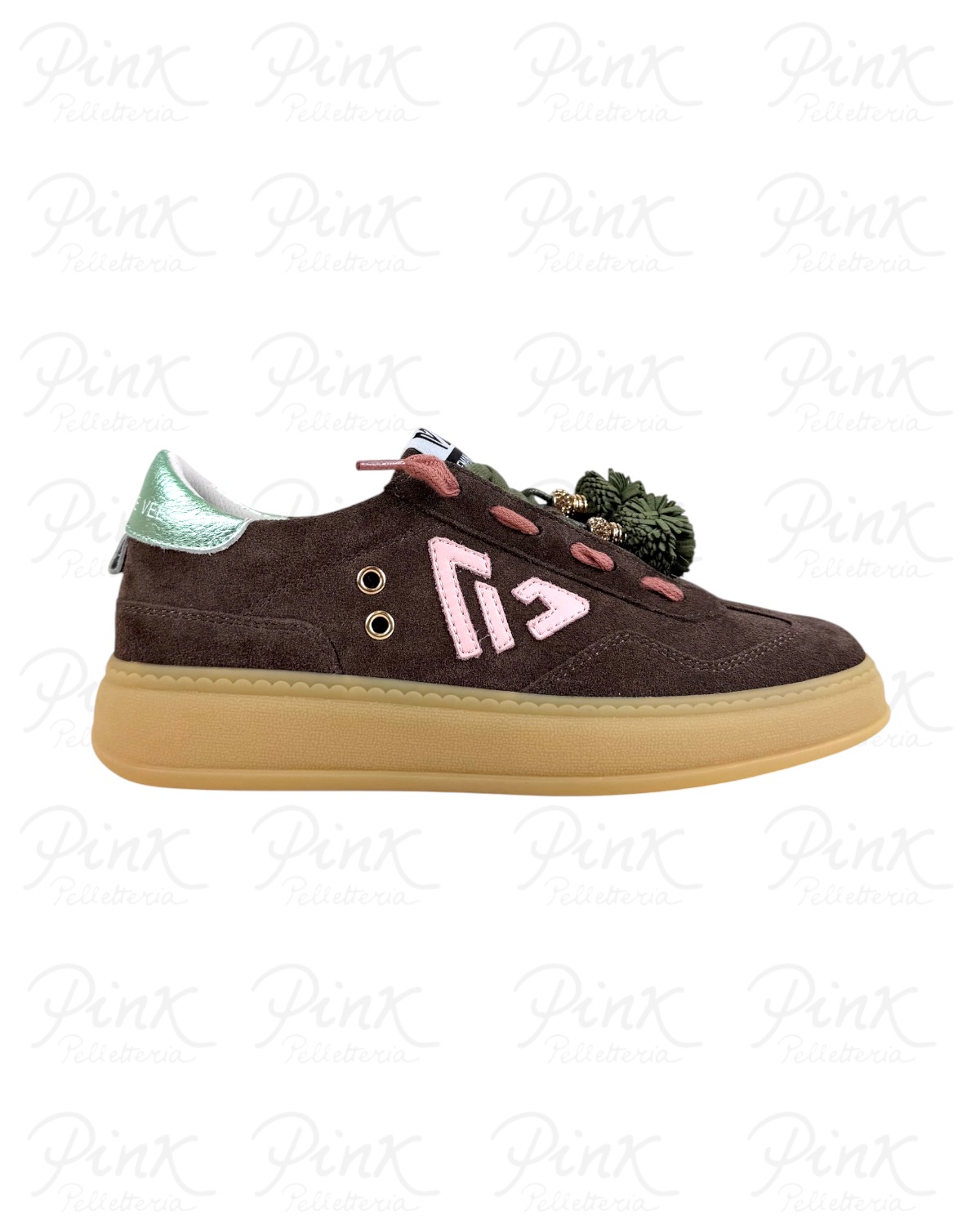 EMANUELLE VEE Pixi Sneaker Nappe 462P-105-10-P011 Dark Brown