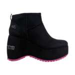 FORNARINA Bubble Beatle Zeppa Snow H9 Black