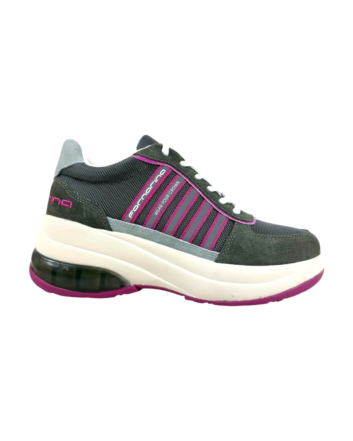 FORNARINA UP Running Zeppa Revolution Army Magenta