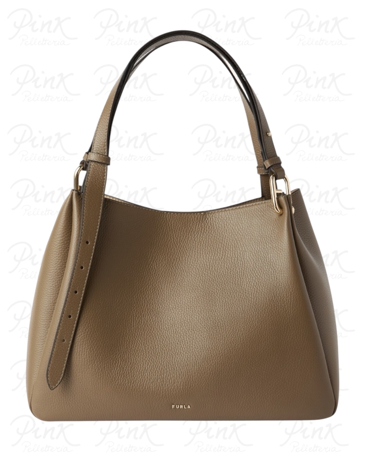 FURLA Nuvola L Tote WB02100-HSF000-4903S Muddy Gray