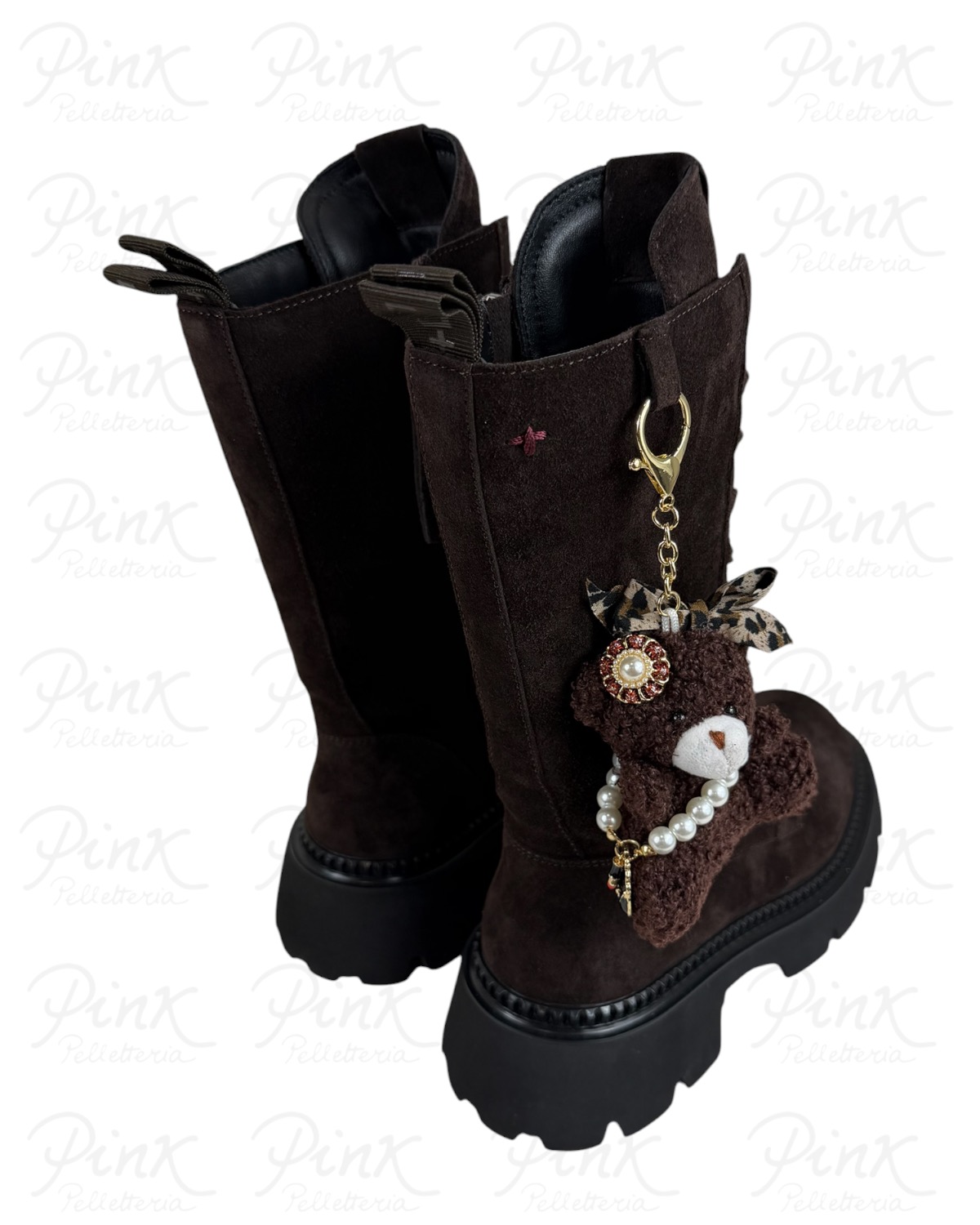 GIO+ Greta Biker Alto Woman Combi Orsetto GRETA01E Brown - immagine 4