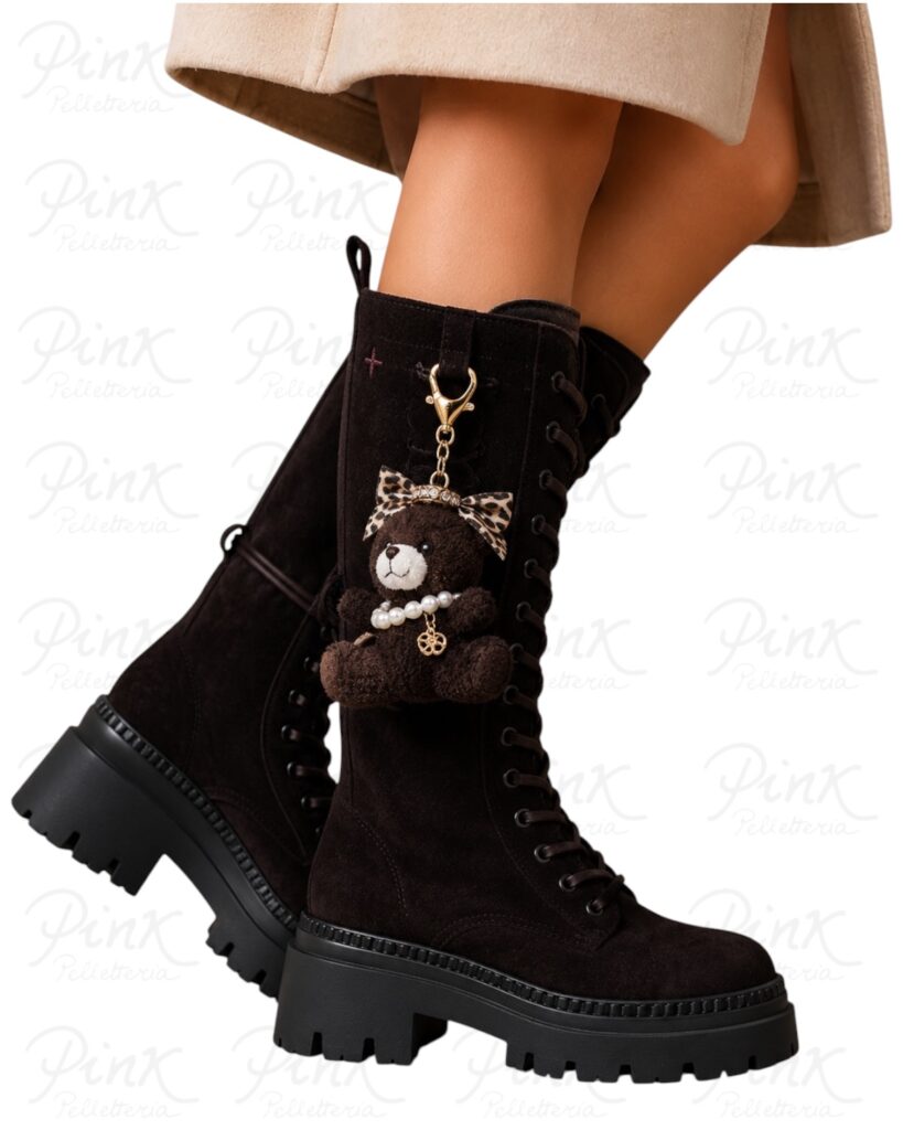 GIO+ Greta Biker Alto Woman Combi Orsetto GRETA01E Brown