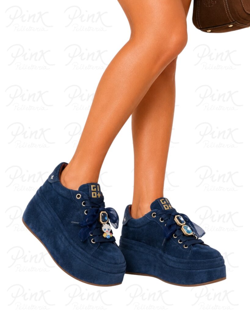 GIO+ Oliva Sneaker Woman Combi OLIVA148 Denim
