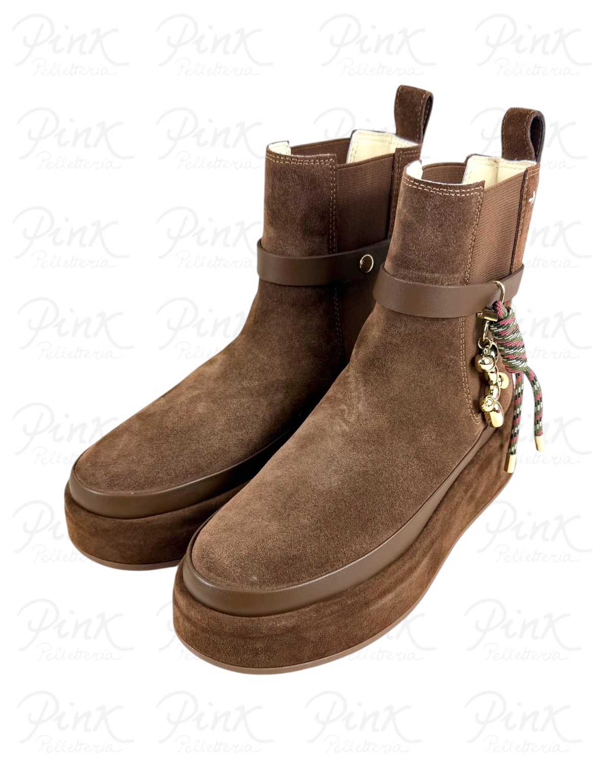 GIO+ Oliva Stivaletto Basso Woman Combi ROSITA01 Brown - immagine 3