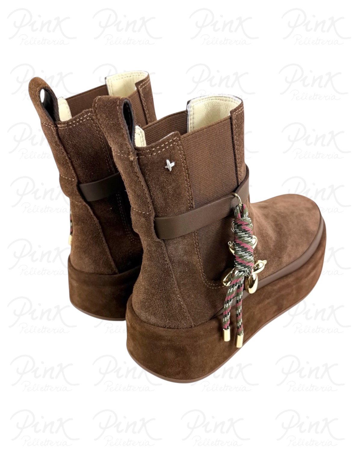 GIO+ Oliva Stivaletto Basso Woman Combi ROSITA01 Brown - immagine 5