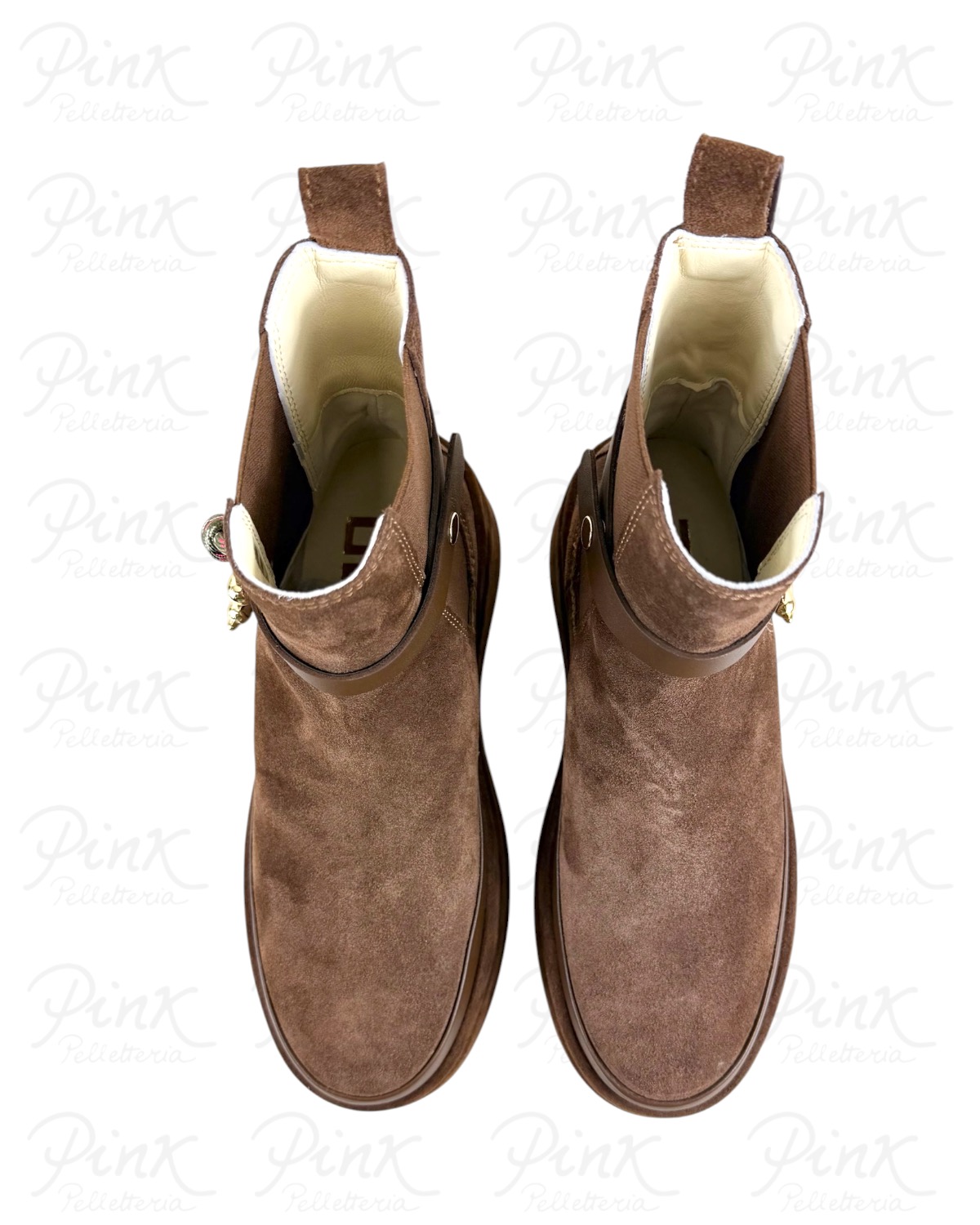 GIO+ Oliva Stivaletto Basso Woman Combi ROSITA01 Brown - immagine 4