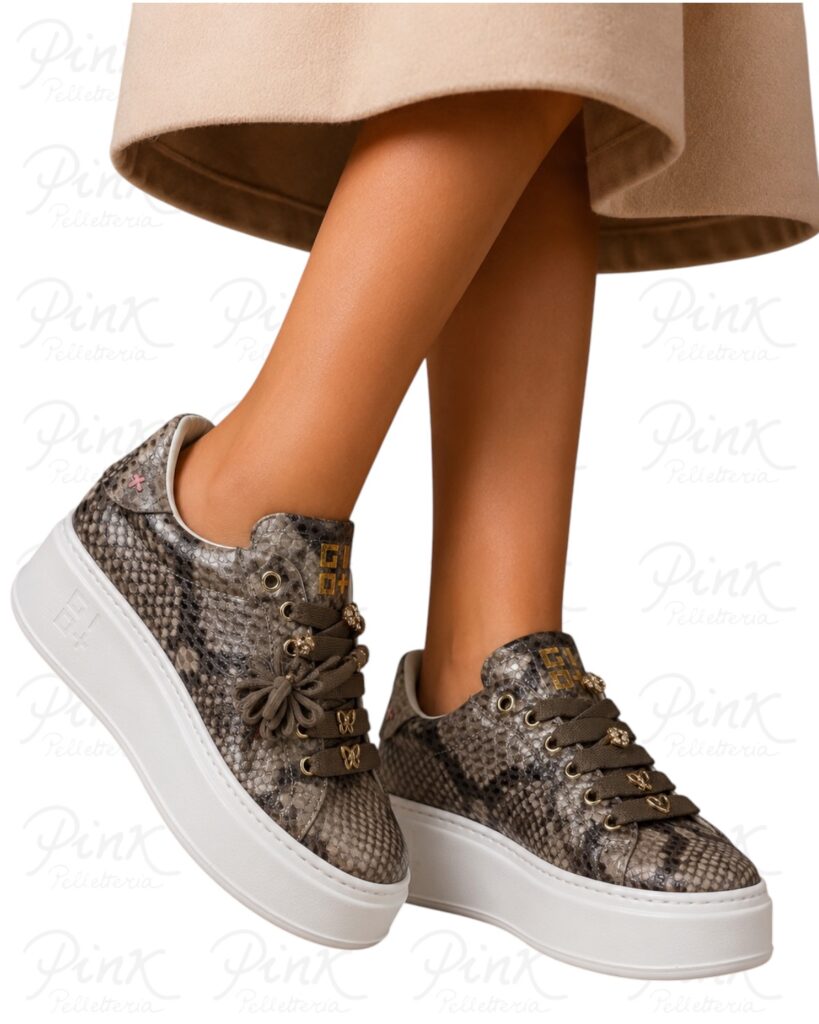 GIO+ Pia Sneaker Woman Combi PIA624A Tortora