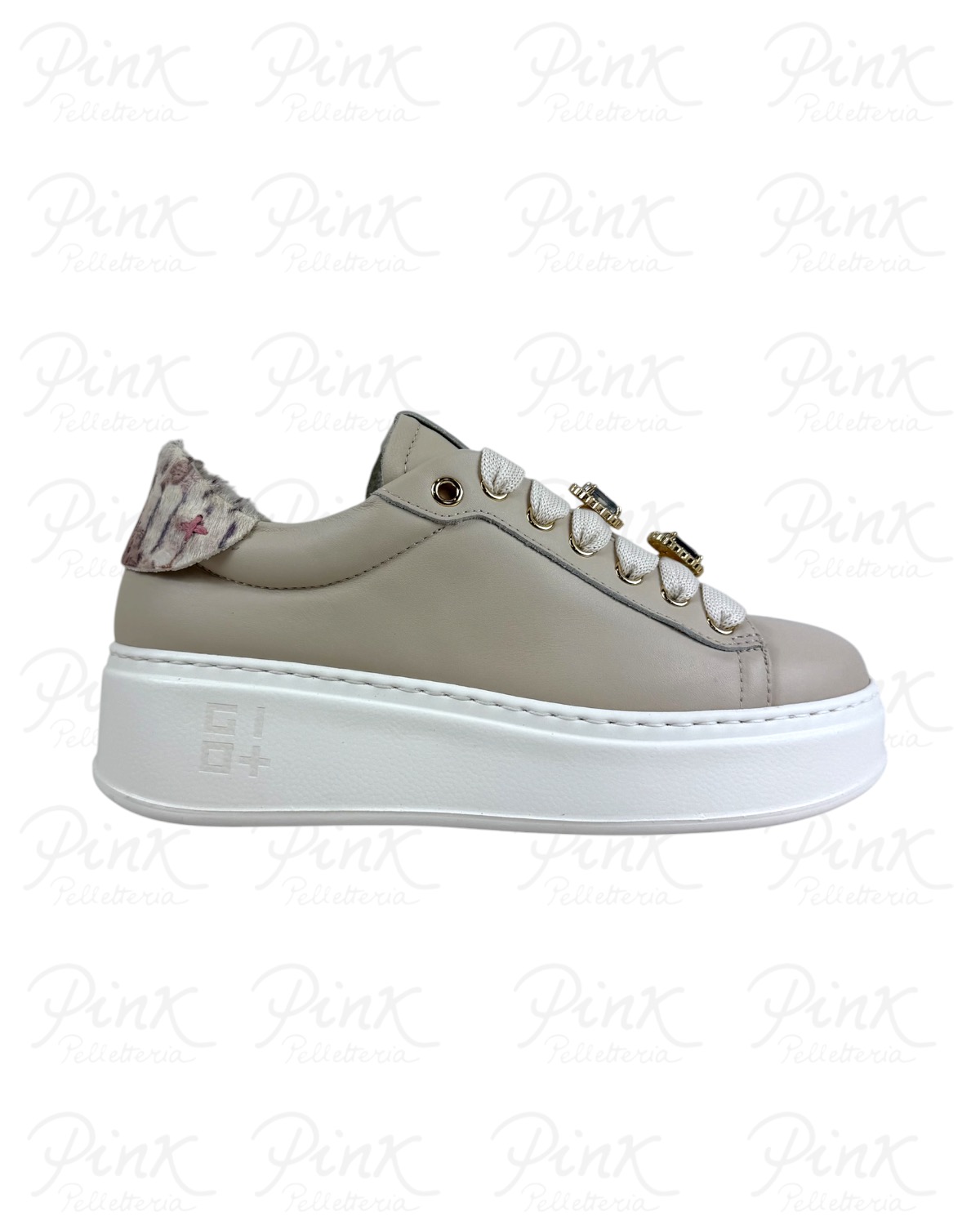 GIO+ Pia Sneaker Woman Combi PIA630A Latte