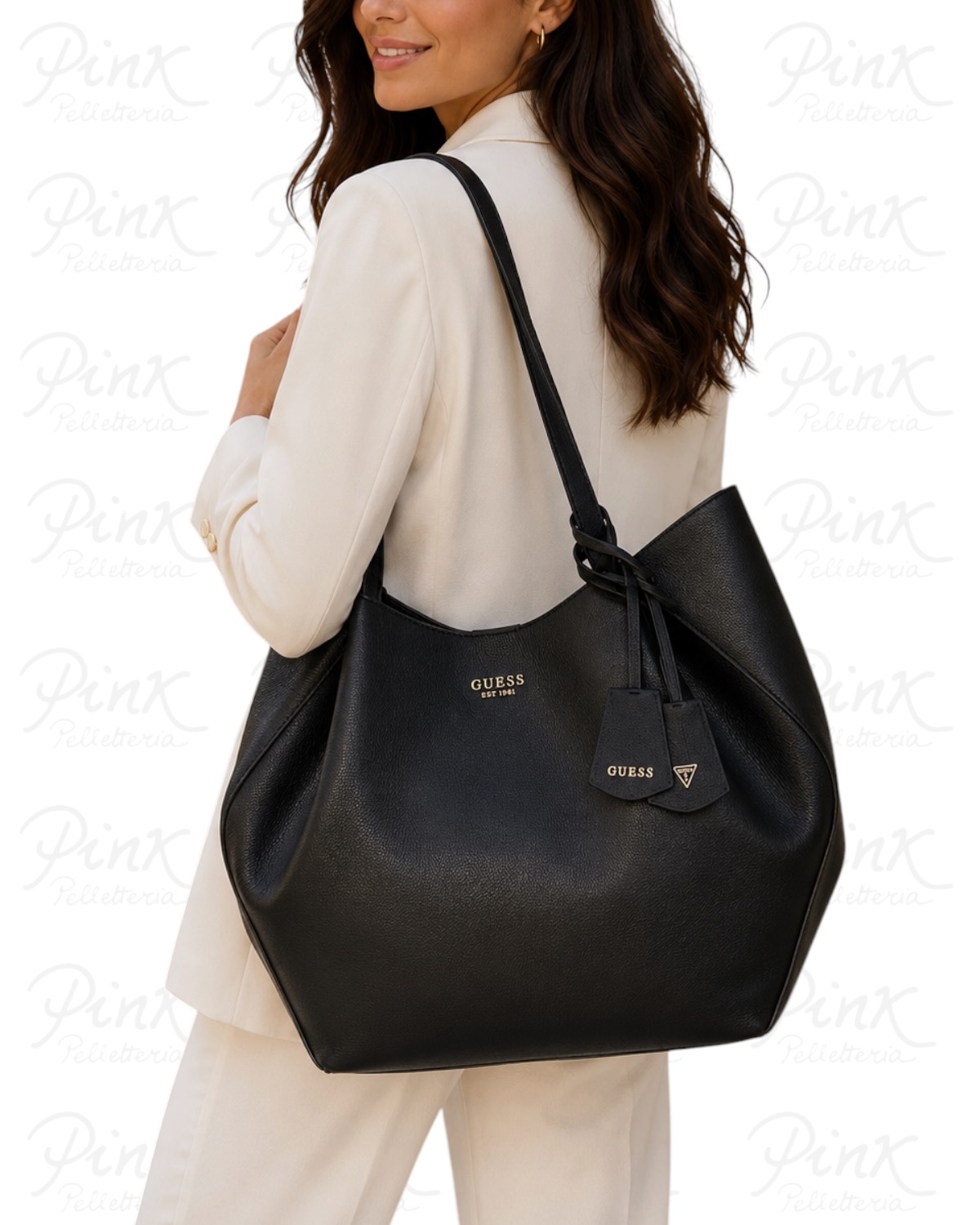 GUESS Amorette 2 in 1 Tote HWBG7898240 BLA Black - immagine 2