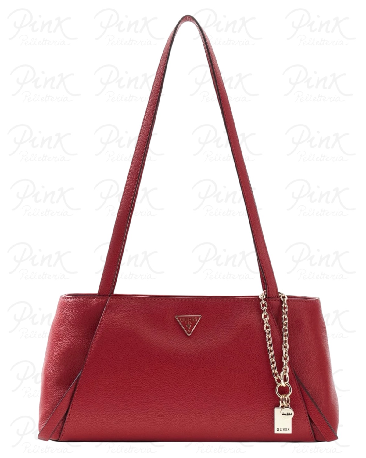 GUESS Devon Shoulder Satchel HWBG9745090 DRC Dark Cherry