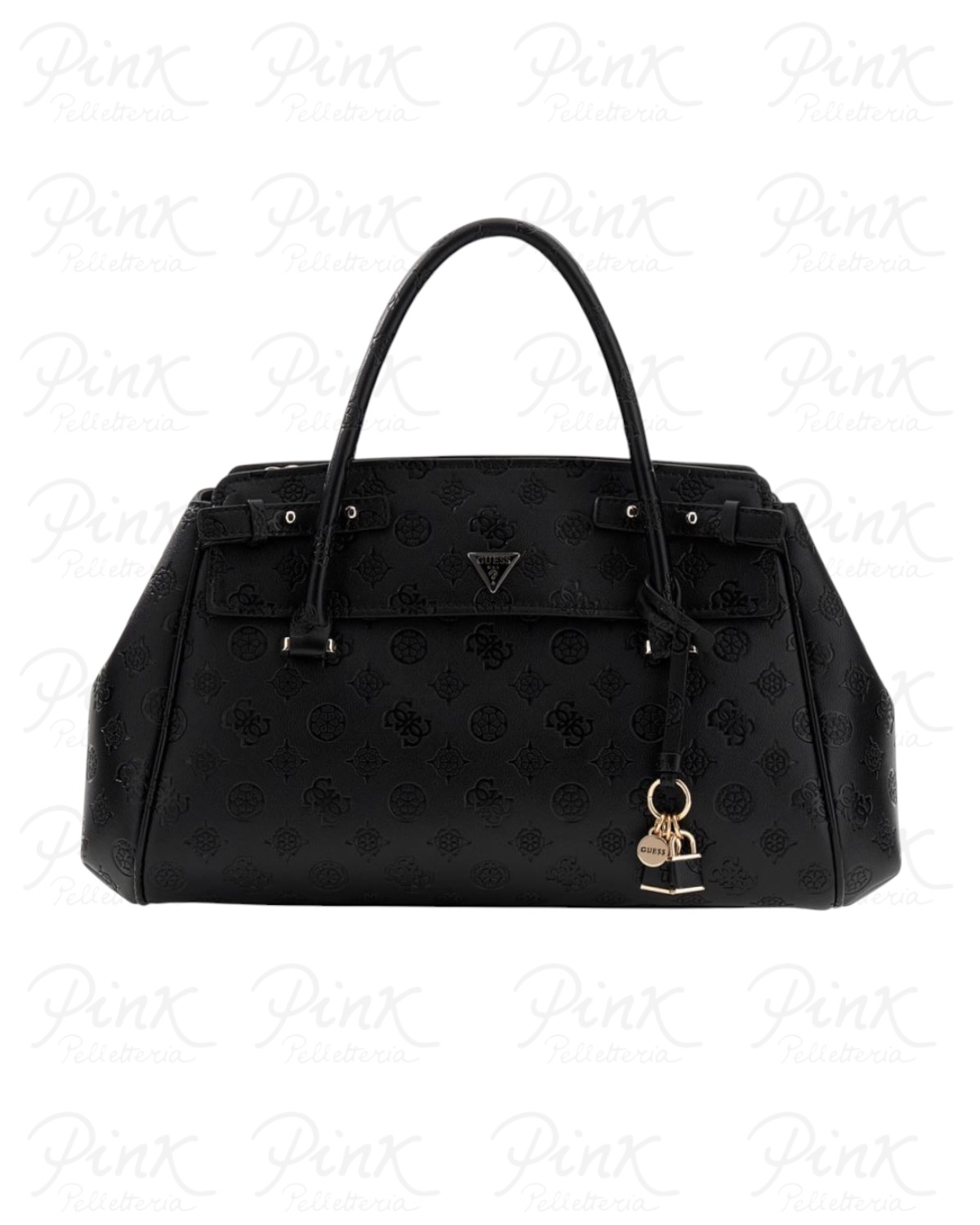 GUESS Diana 3 Compartment Satchel HWPD9727060 BLO Black Logo