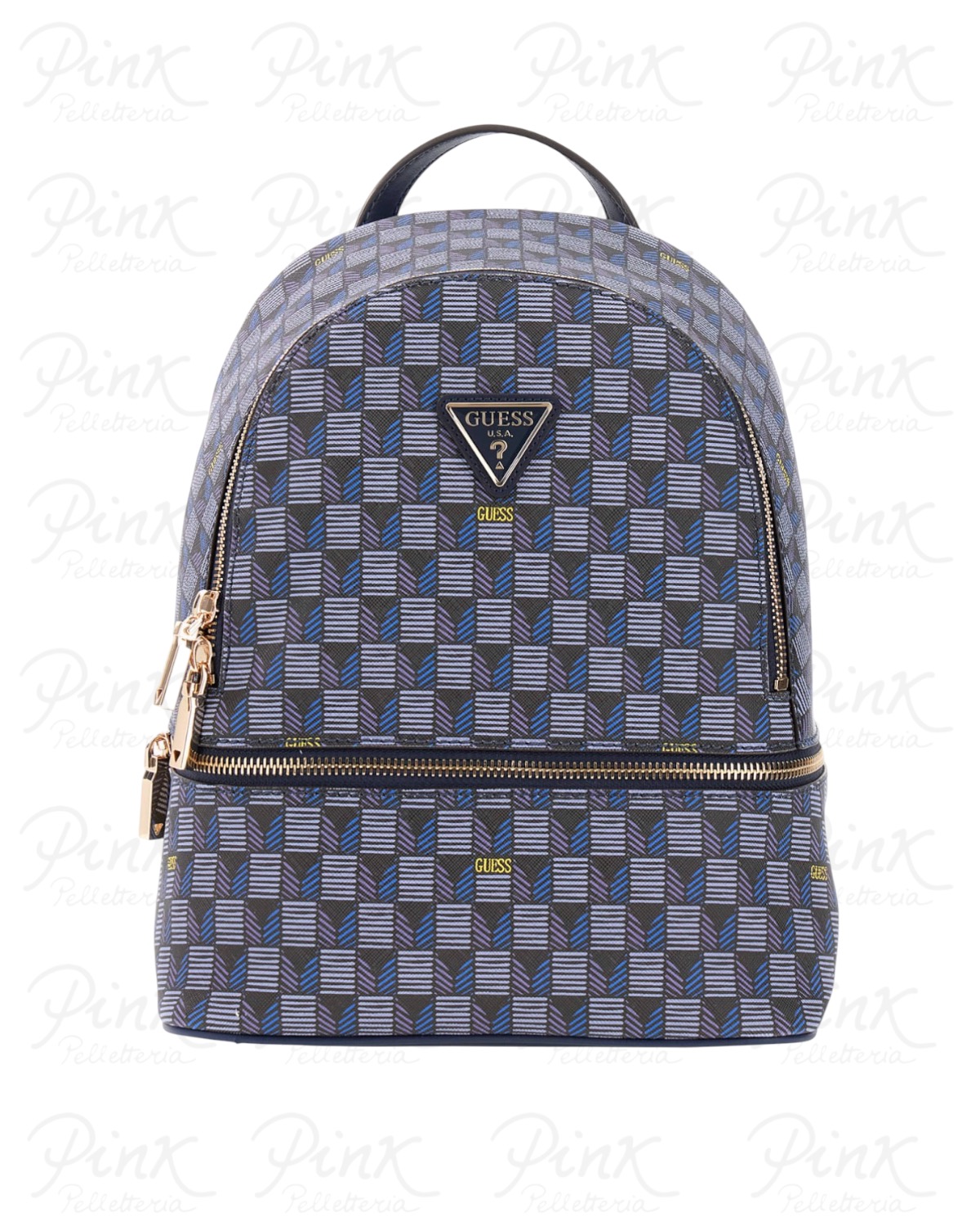 GUESS Follie Small Backpack TWLW9676032 BUG Blue Logo