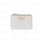 GUESS Laurel II Credit Card Case SWSG7459505 BNN Bone Logo
