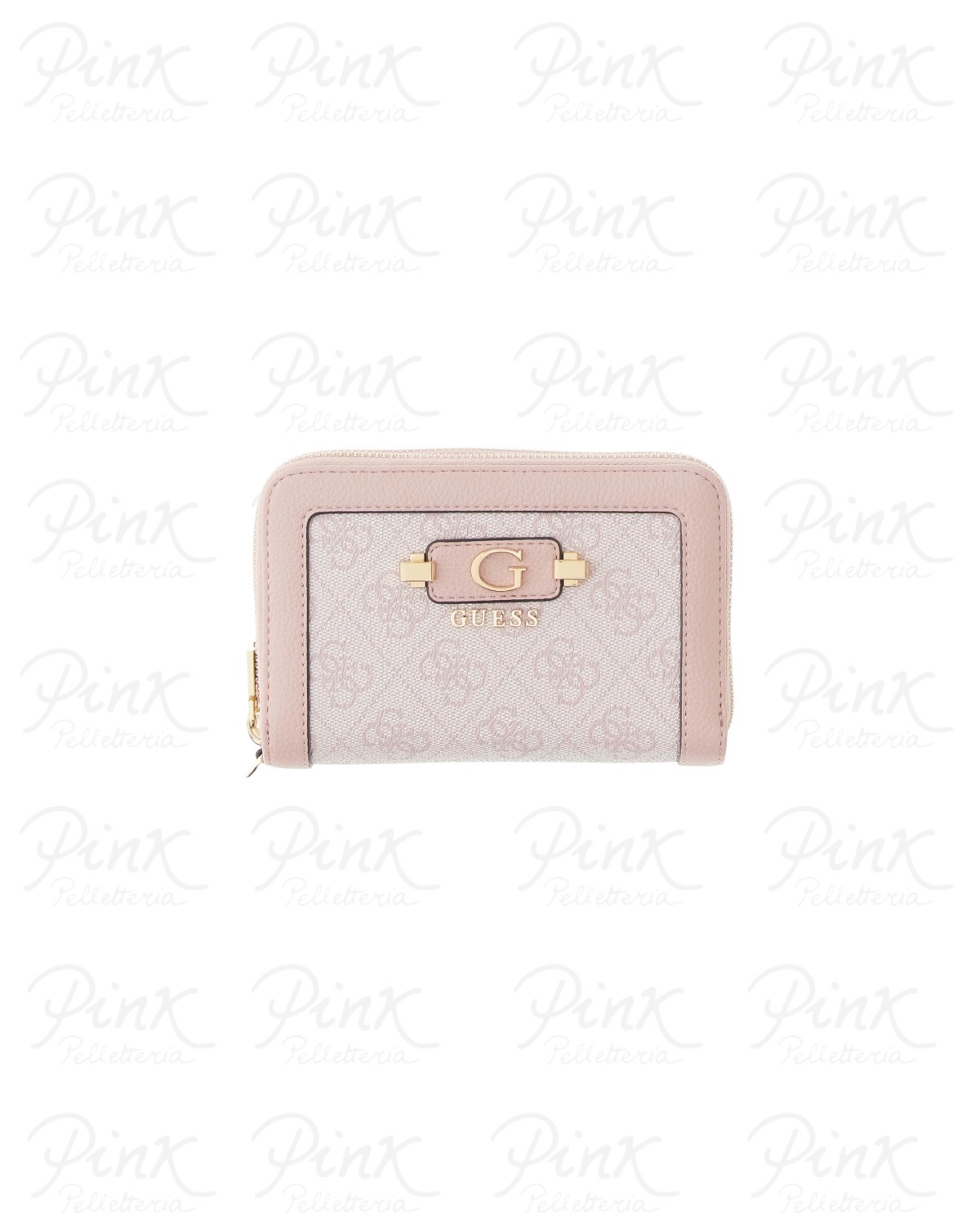 GUESS Lindsey Medium Double Zip SWSG9749164 OCL Orchid Logo