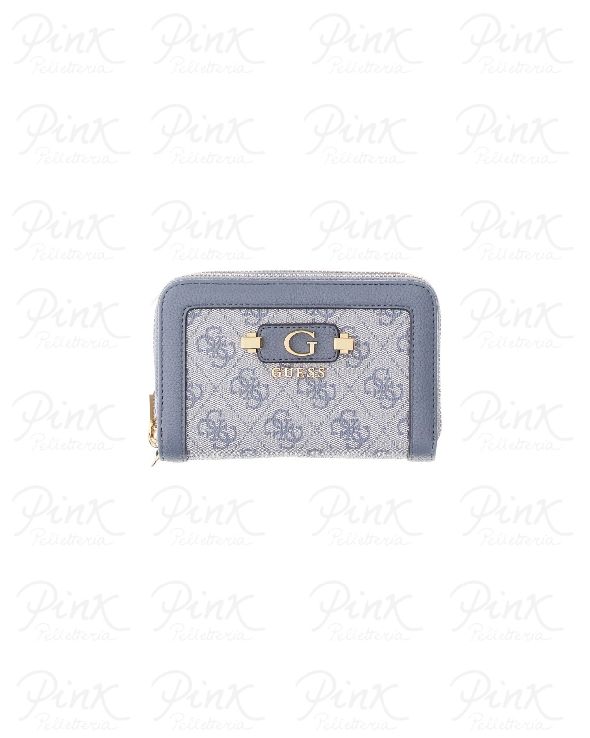 GUESS Lindsey Medium Double Zip SWSG9749164 SLG Slate Logo