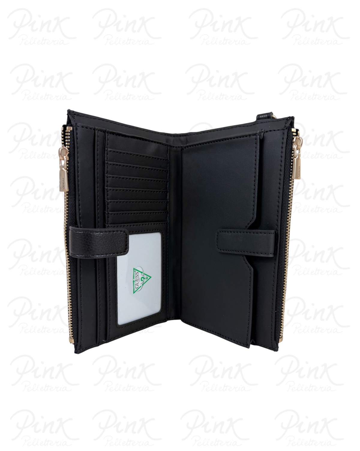 GUESS Maxine Double Zip Organizer SWQG9733157 BLA Black - immagine 4