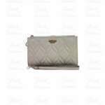 GUESS Maxine Double Zip Organizer SWQG9733157 LTA Light Taupe