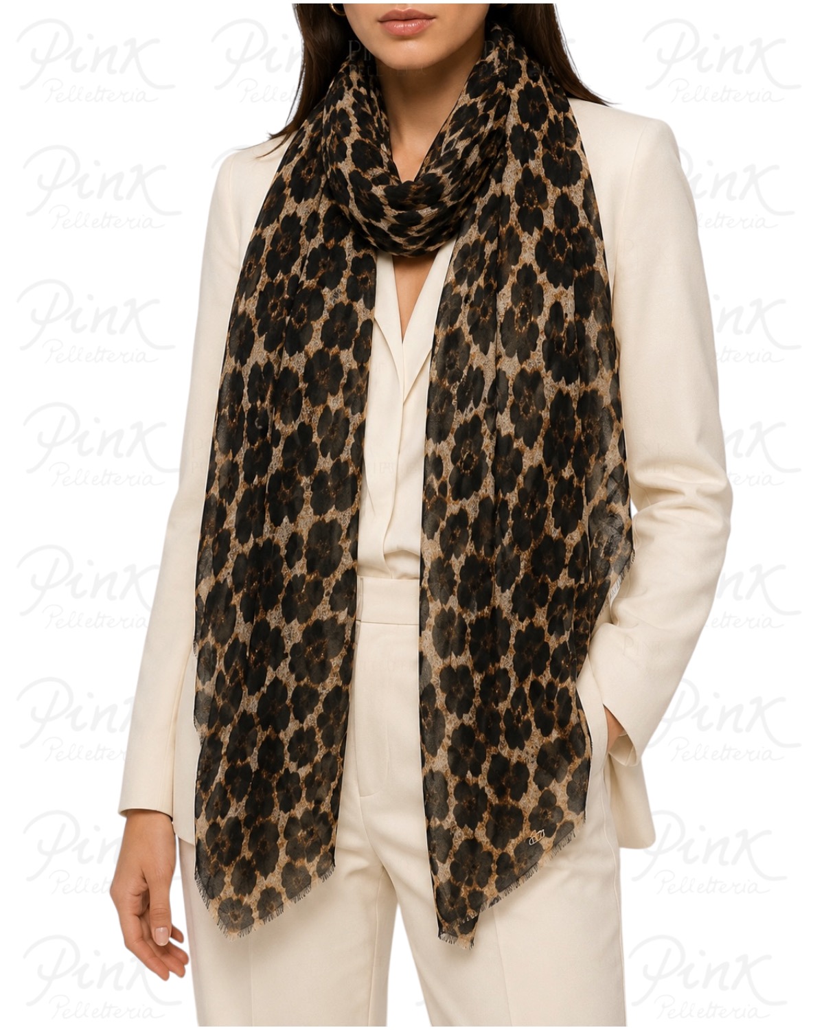 GUESS Printed Scarf AW5533POL03 LEO Leopard - immagine 2