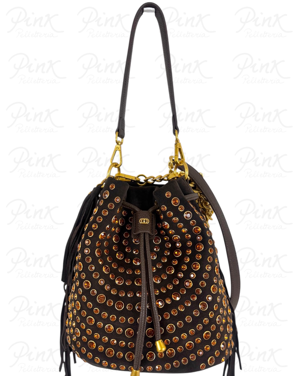 LA CARRIE Andromeda Bucket 162M-EM-215-SPU Dark Brown