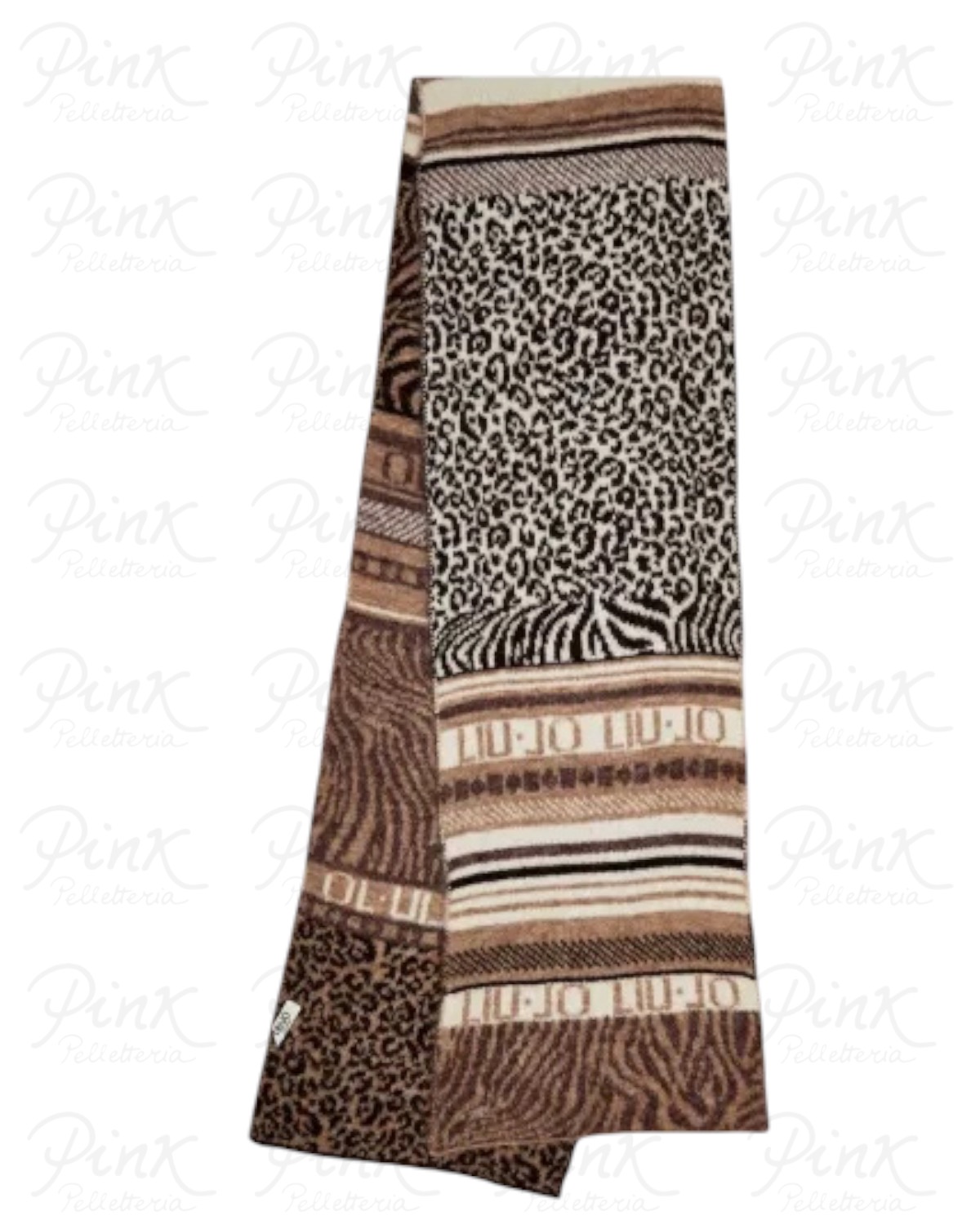 LIU JO Animalier Sciarpa Jacquard 2F6024MA39S S19E1 Animalier - immagine 3