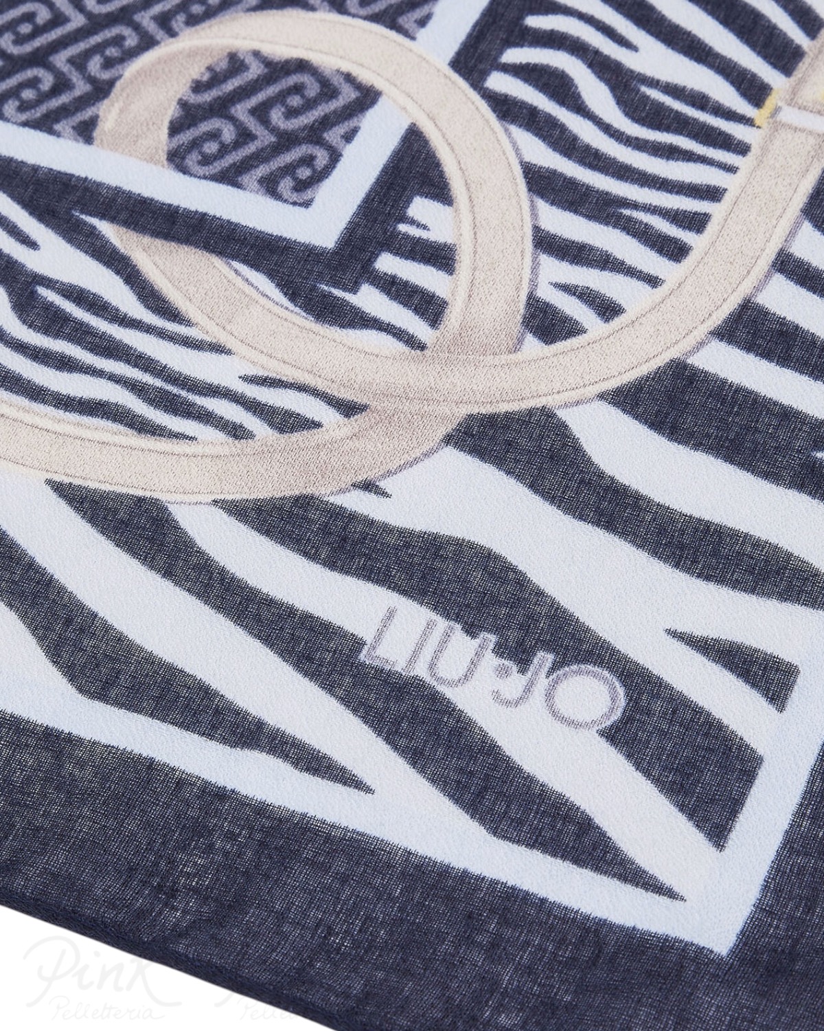 LIU JO Animalier Stola 2F6063T2745 90013 Midnight - immagine 4