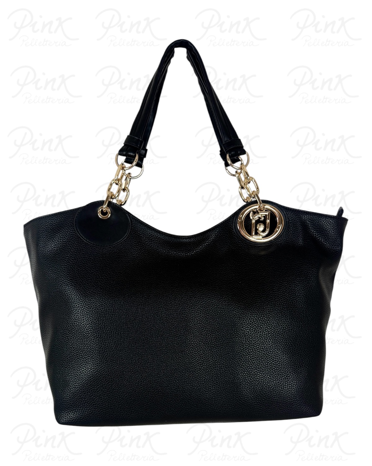 LIU JO Faiza Ecs L Tote AF6025ES039-B1848 Nero/Brass Gold