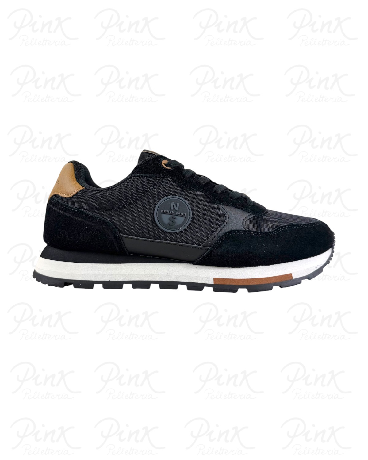 NORTH SAILS Man Route Classic Sneaker M-NS25M114 829 Black/Brown