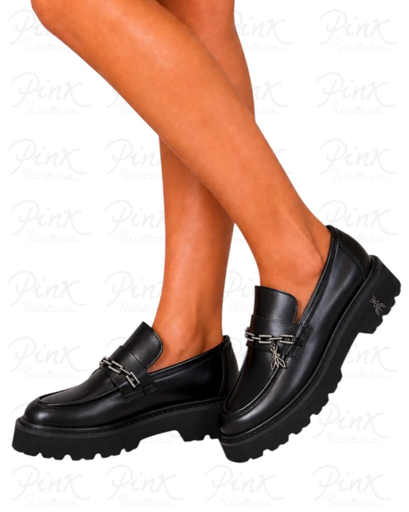 PATRIZIA PEPE Flycult Mocassino PJ442.01 Nero